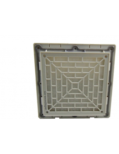 Grille with filter for ventilation system 152x152 KSZ-152| ADAJUSA | price