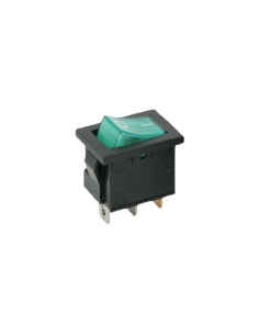 Interruptor de luz verde 10A-250V Adajusa
