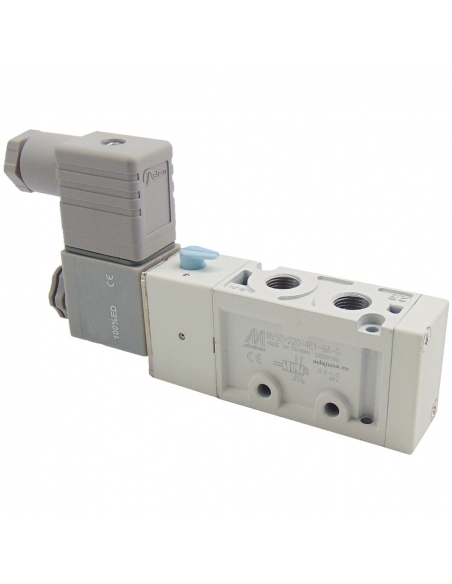Electroválvula1/8 bobina monostável 24Vdc - Mindman - ADAJUSA