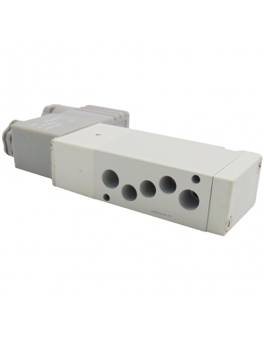 Solenoid valve 1/4 5/2 ways monostable 24 Vac on plate - Mindman - ADAJUSA