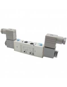 Solenoid valve 1/4 5 ways bistable 24Vdc - Mindman S.220 - ADAJUSA