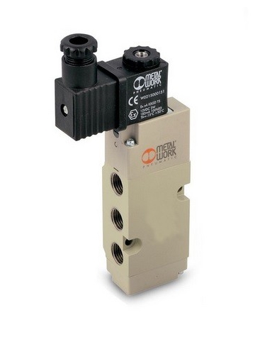 Monostable NAMUR solenoid valve 4/2 with coil 24Vac Metal Work - ADAJUSA