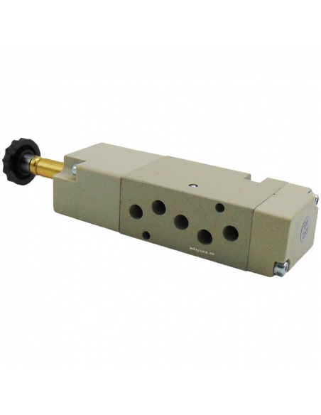 Pneumatic solenoid valve 5/2 monostable series 70 on Metal Work basis - ADAJUSA