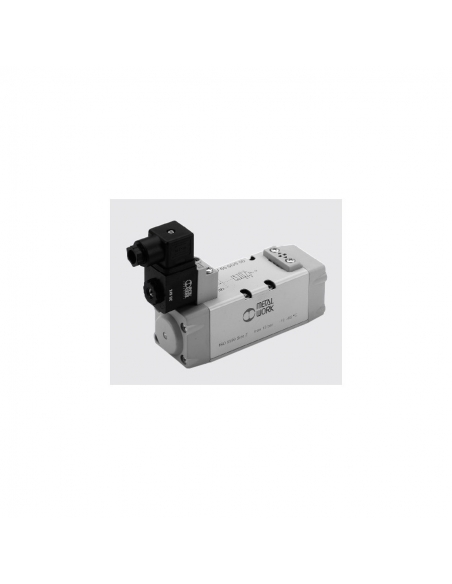 ElectroválvulaISO tamanho 2 monostable 230Vac Metal Work - ADAJUSA