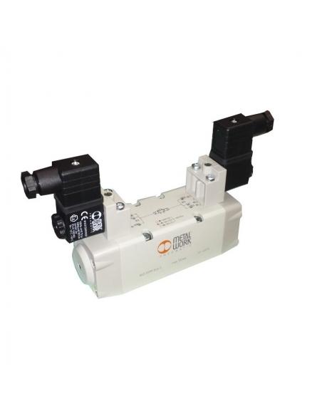 ISO solenoid valve size 1 bistable 230Vac Metal Work - ADAJUSA