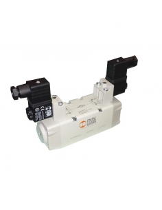 ISO solenoid valve size 1 bistable 24Vdc Metal Work - ADAJUSA