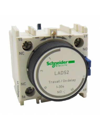 Temporizador de contator 0.1-30 seg atraso para ladr1 desconexão Schneider / Adajusa