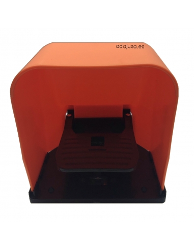 Pneumatic pedal 1/4 5/2 monostable with locking and protection Metal Work - ADAJUSA