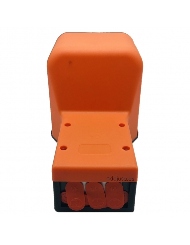 Pneumatic pedal 1/4 5/2 monostable with locking and protection Metal Work - ADAJUSA