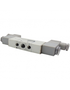 Electroválvula3/8 5  vias  bistable 24Vdc - Mindman S.300 - ADAJUSA 2