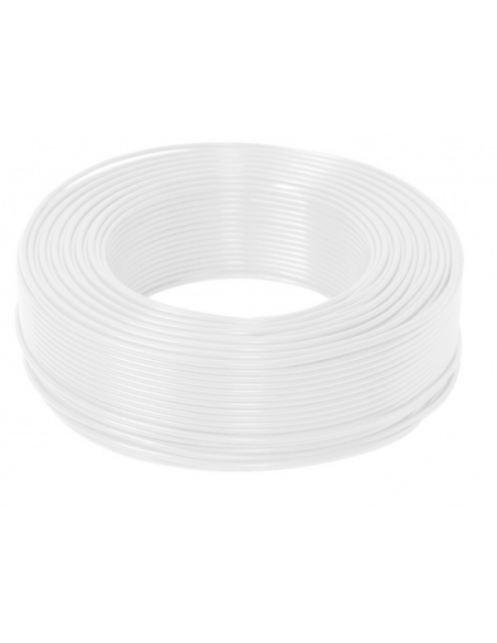 Flexible unipolar cable 0.5mm2 white Adajusa