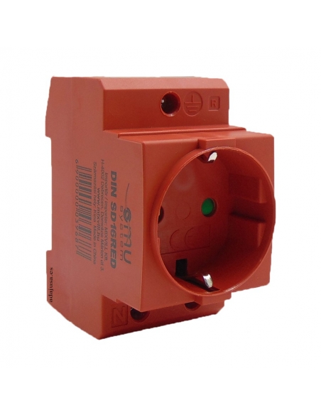 DY16 schuko 16A red Adajusa
