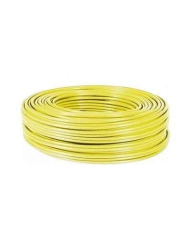 Cabo unipolar flexível 0,5mm2 cor amarela Adajusa