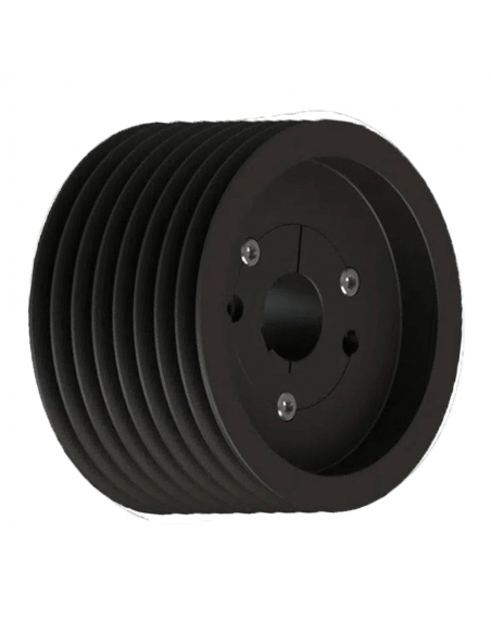 SPB 180x8 v-belt pulley with T3030 taper - ADAJUSA
