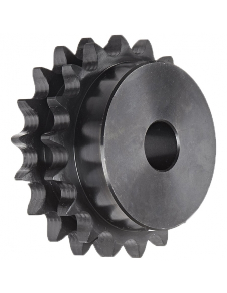 Double sprockets for roller chain 1 1/4 x 3/4 20B-2 Z38 DIN8187 - ISO R606