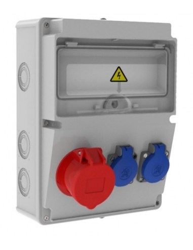 Distribution box with BH2-2134-2020 plugs 10 Bemis modules adajusa