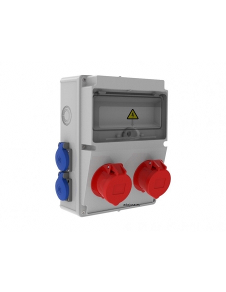 Distribution box with BH2-2234-4020 plugs 10 Bemis modules adajusa