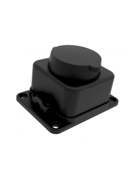 Surface multiple plug socket 1 schuko connection 2P+T IP54