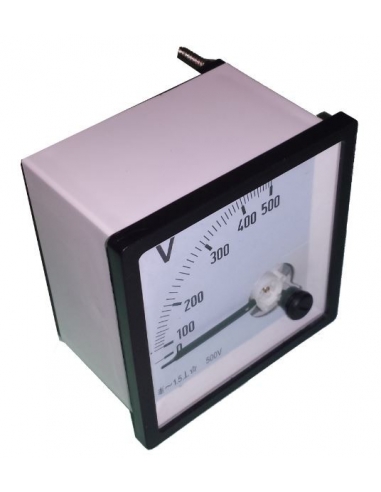 Voltmeter 0-500 Vac 72x72