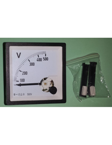 Voltmeter 0-500 Vac 72x72
