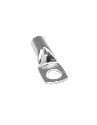 Terminal tubular de cobre de 6 mm2 para furo de 8 mm