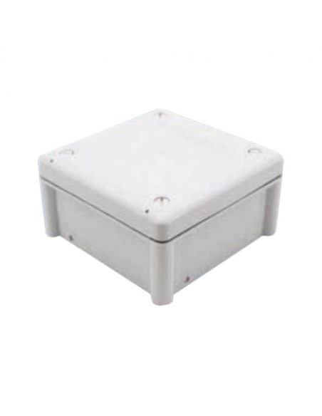 Caixa termoplástica 100x100x55mm com paredes lisas - ADAJUSA