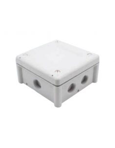 Thermoplastic box 100x100x55mm with threaded entries | ADAJUSA