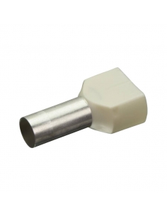 Bag of 100 pre-insulated 16mm double tips