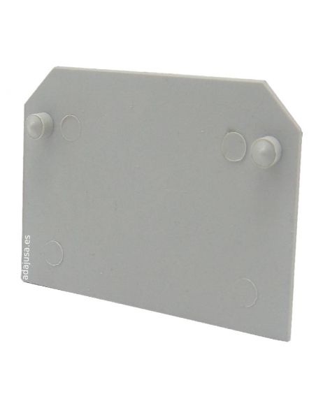 Side separator for 2.5mm DIN rail terminal