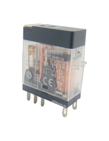 Relé de interface 2 contatos, 5A 230Vac SCHNEIDER | ADAJUSA