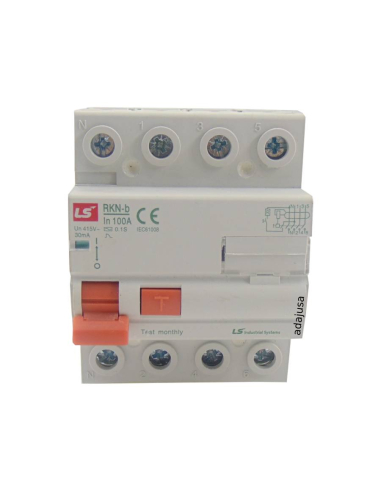 Differential 4 poles 63A 300mA 10kA Class A - LS
