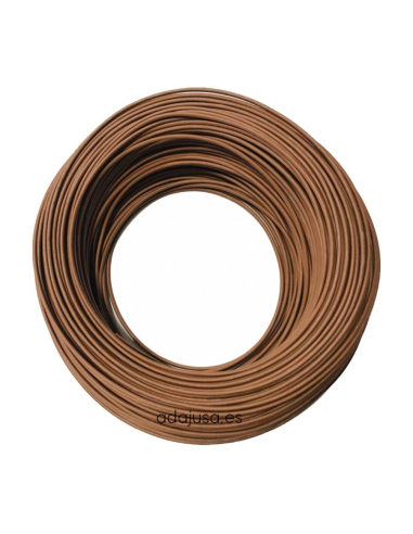 Single-pole flexible cable reel 2.5 mm2 brown color 25m
