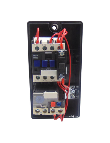 Stop switch box contactor + thermal relay 2,5-4A | Adajusa