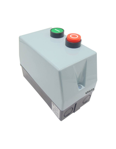 Caixa de contator start stop + relé térmico 12-18A | Adajusa