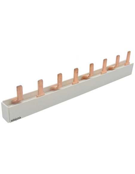 Electric connection comb 2 poles 63A strip 1 meter