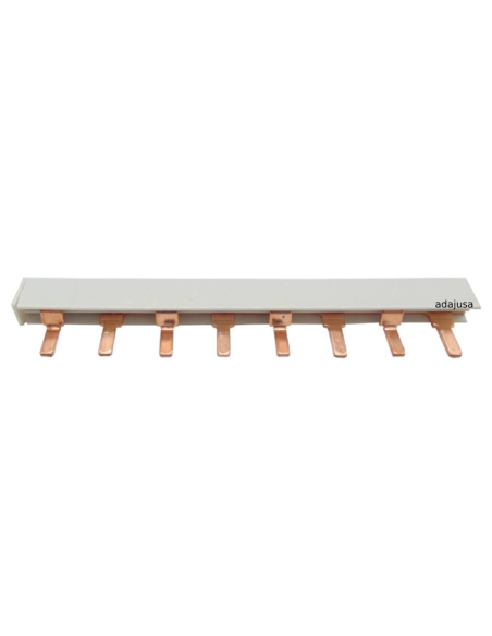 Electric connection comb 2 poles 63A strip 1 meter