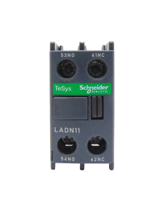 Contatos na NC dianteiros do bloco 2 para contatos Schneider Adajusa LADN11 2