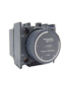 Temporizador de contator 0.1-30 seg atraso para ladr1 desconexão Schneider / Adajusa