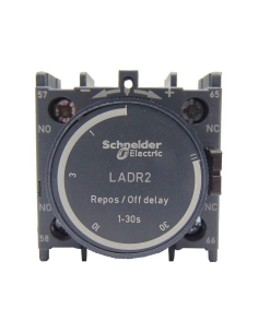 Temporizador de contator 0.1-30 seg atraso para ladr1 desconexão Schneider / Adajusa 2
