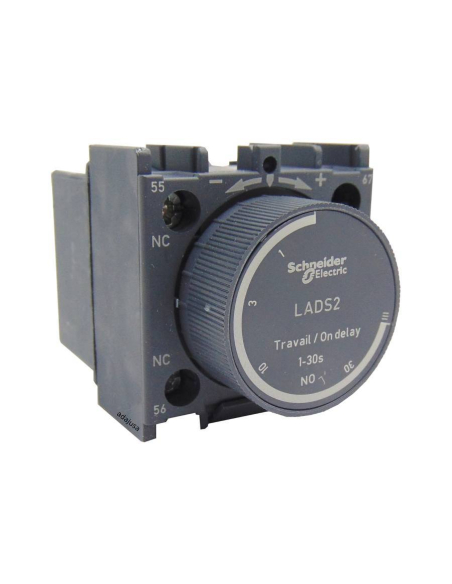 Temporizador para contator 1-30 seg atraso para Schneider de conexão LADS2 / Adajusa