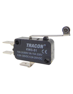 Microswitch para alavanca de rolos longos KW3-51 | Adajusa