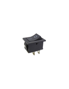 Black switch 16A-250V 19.2x13mm Series Tes| Adajusa