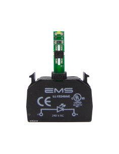 Lampholder block with integrated LED 240Vac - EMS | Adajusa 2