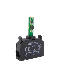 Bloco porta-lâmpadas com Led integrado 24Vac/dc - EMS | Adajusa