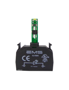 Bloco porta-lâmpadas com Led integrado 24Vac/dc - EMS | Adajusa 2