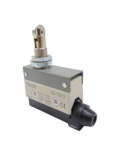 Microswitch pistão com rolo transversal com cabeça roscada LS7312 :: LS7312 Adajusa