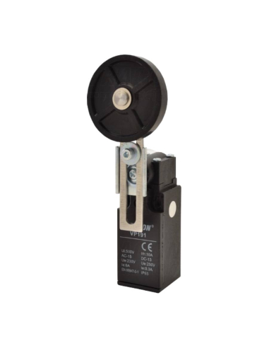 Interruptor de limite de alavanca ajustável com polia 50mm VP191 | Adajusa