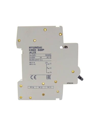 Contato auxiliar magnetotérmico da Hyundai