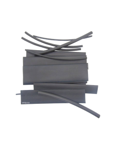 Kit de tubos termoretrácteis cor preta TRACON | Adajusa