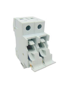 Base porta-fusíveis 8x32 bipolar para protecção de equipamento electrónico | ADAJUSA